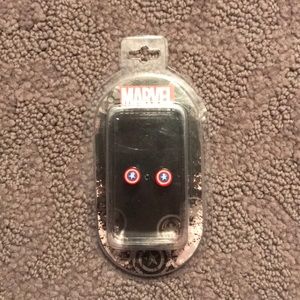 Captain America earrings!
